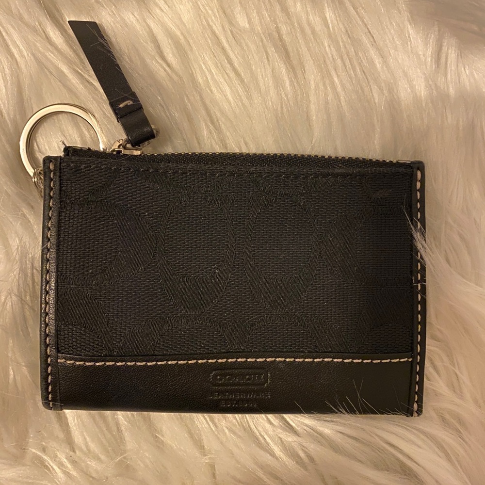 Mini Authentic Coach zip Change Purse